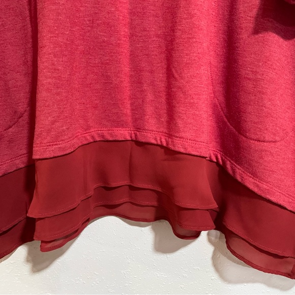 GUC Logo Lounge Size Medium Pink/Burnt Orange Shirt - Picture 5 of 9